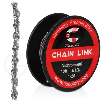 10ft Coilology Chain Link Spool Wire-4-28ga-FrenzyFog-Beirut-Lebanon