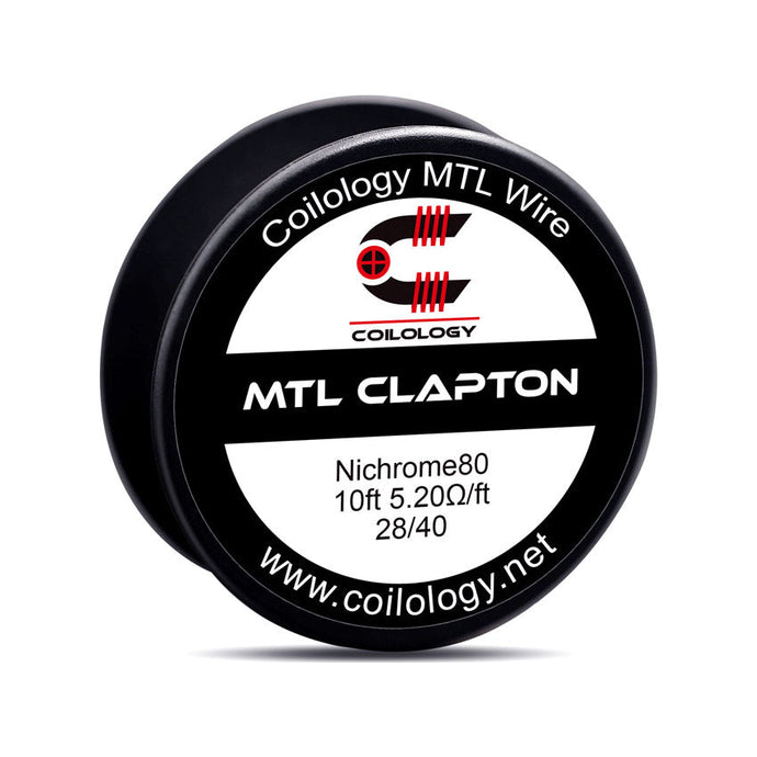 10ft Coilology MTL Clapton NI80 Spool Wire 28/40 5.2ohm/ft-NI80 28/40-FrenzyFog-Beirut-Lebanon
