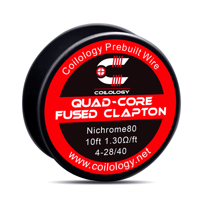 10ft Coilology Quad-core Fused Clapton Spool Wire-4-28ga/40ga-FrenzyFog-Beirut-Lebanon