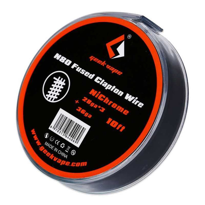 10ft Geekvape N80 Fused Clapton Wire 28ga*3+36ga-28ga*3+36ga-FrenzyFog-Beirut-Lebanon