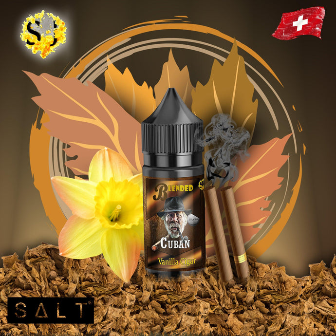 Blended Cuban Saltnic eliquid | Vanilla Cuban Cigar-30ml Saltnic-FrenzyFog-Beirut-Lebanon