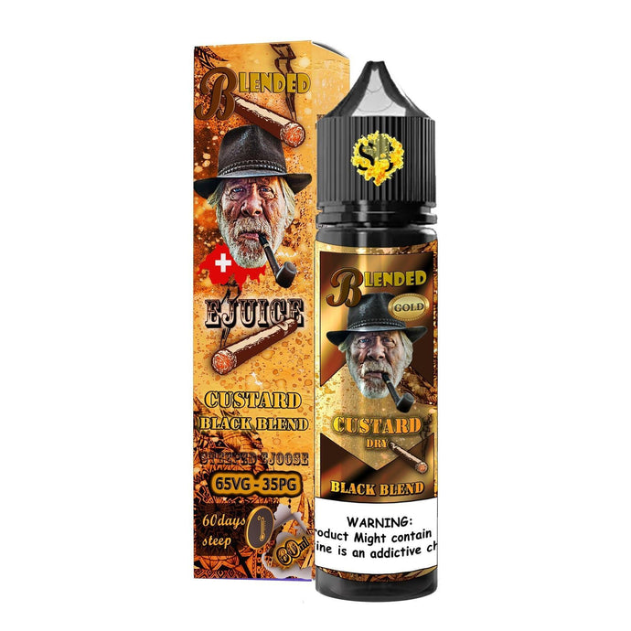 Blended Custard Freebase eliquid | Black Blend-60ml-FrenzyFog-Beirut-Lebanon