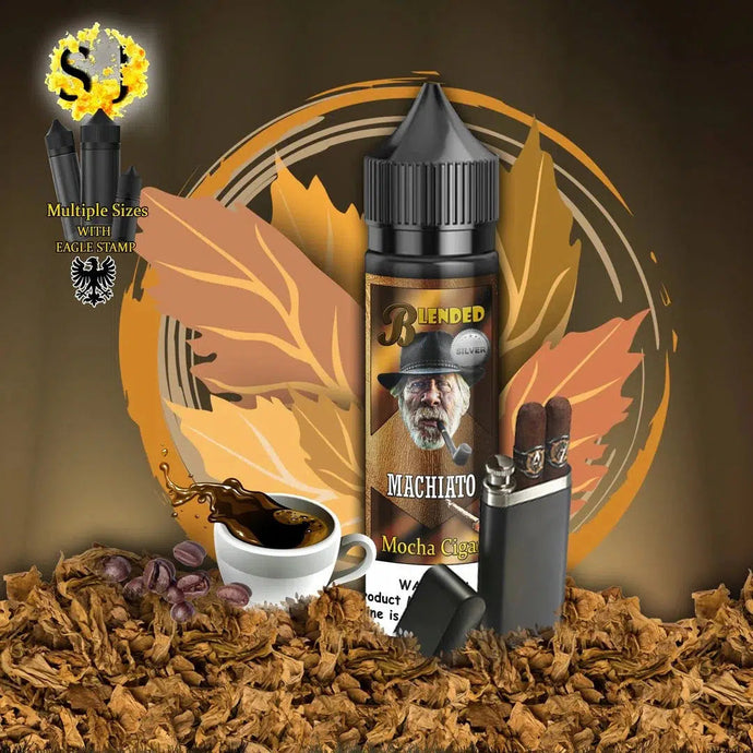 Blended Machiato Freebase eliquid | Mocha Cream Cigar-60ml (shortfill 50ml)-FrenzyFog-Beirut-Lebanon