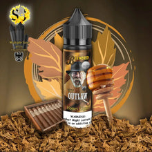 Load image into Gallery viewer, Blended Outlaw Freebase eliquid | Golden Honey Cigar-60ml (shortfill 50ml)-FrenzyFog-Beirut-Lebanon