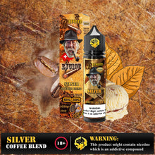 Load image into Gallery viewer, Blended Silver Freebase eliquid | Coffee Blend-60ml-FrenzyFog-Beirut-Lebanon