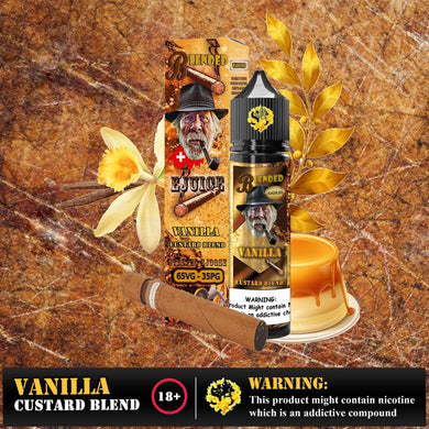 Blended Vanilla Freebase eliquid | Custard Blend-60ml-FrenzyFog-Beirut-Lebanon
