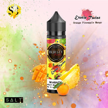 Load image into Gallery viewer, Bursty Exotic Twist Saltnic eliquid | Orange Mango Pineapple-30ml Saltnic-FrenzyFog-Beirut-Lebanon