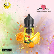 Load image into Gallery viewer, Bursty Exotic Twist Saltnic eliquid | Orange Mango Pineapple-30ml Saltnic-FrenzyFog-Beirut-Lebanon