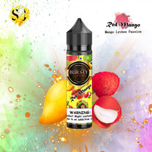 Load image into Gallery viewer, Bursty Red Mango Saltnic eliquid | Lychee Mango Passion-30ml Saltnic-FrenzyFog-Beirut-Lebanon