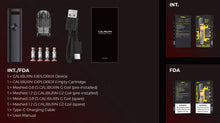 Load image into Gallery viewer, Uwell Caliburn Explorer Pod System Kit 1000mAh 4ml (preorder)