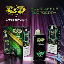 Load image into Gallery viewer, Chris Brown 15000 Puff 5% Disposable Vape-Sour Apple Raspberry-FrenzyFog-Beirut-Lebanon