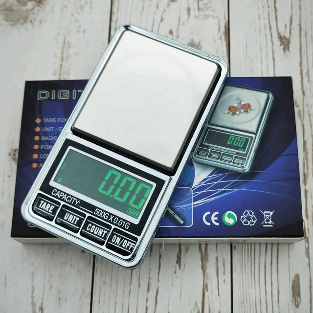 Diamond 0.01g Digital Pocket Scale 500gr.-1 Unit Scale-FrenzyFog-Beirut-Lebanon