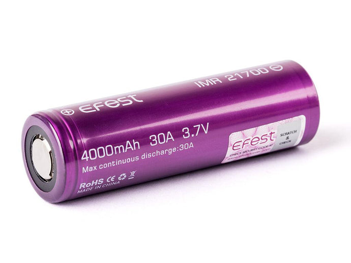 Efest 21700 4000mAh 30A Flat Top Li-ion Rechargeable Battery-FrenzyFog-Beirut-Lebanon