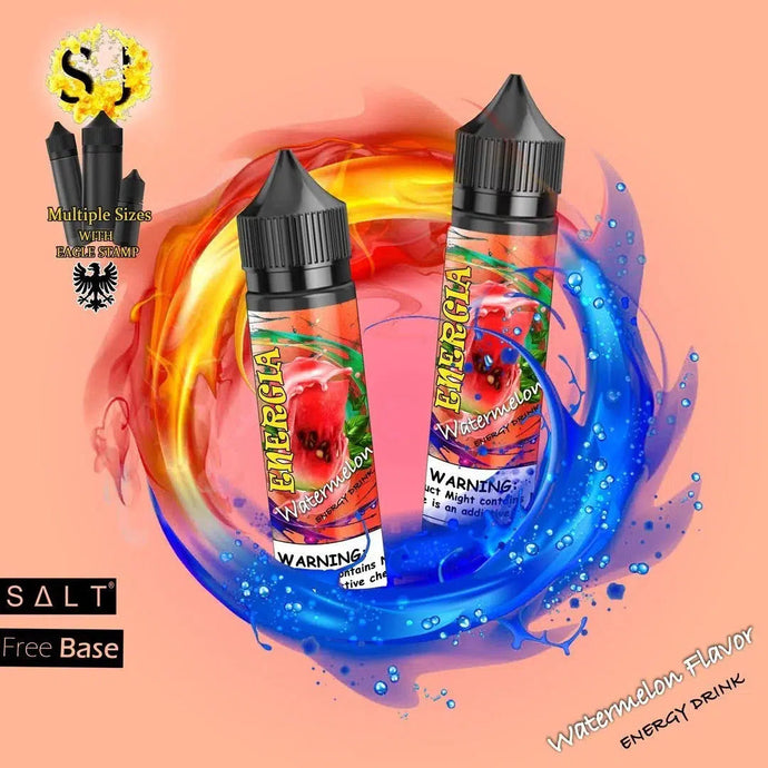 Energia Watermelon Freebase eliquid | Red Energy Drink-60ml (Short fill 50ml)-FrenzyFog-Beirut-Lebanon