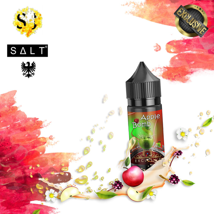 Exclusive Apple Bomb Saltnic eliquid | Sour Apple Juice-30ml Saltnic-FrenzyFog-Beirut-Lebanon
