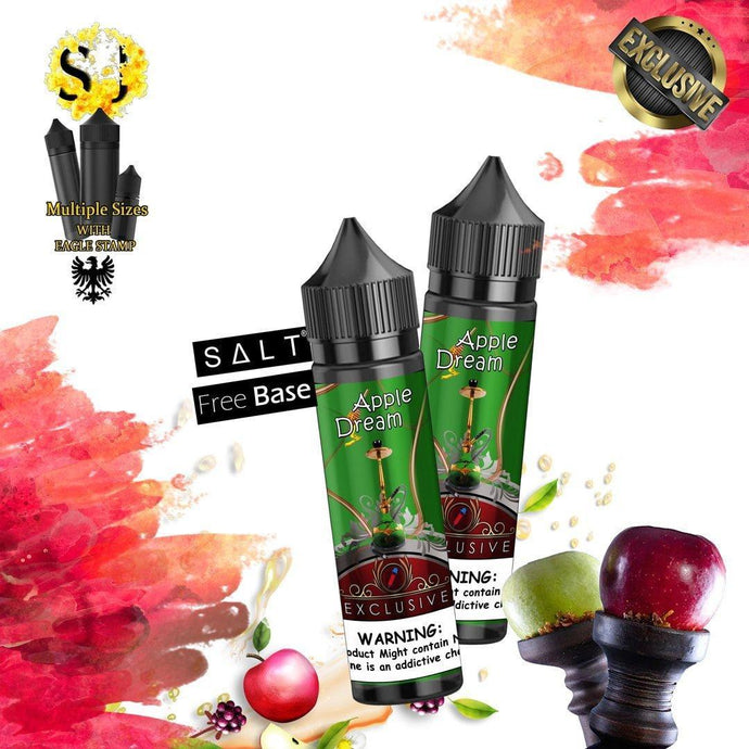 Exclusive Apple Dream Freebase eliquid | Nakhla Double Apple-60ml (Short fill 50ml)-FrenzyFog-Beirut-Lebanon