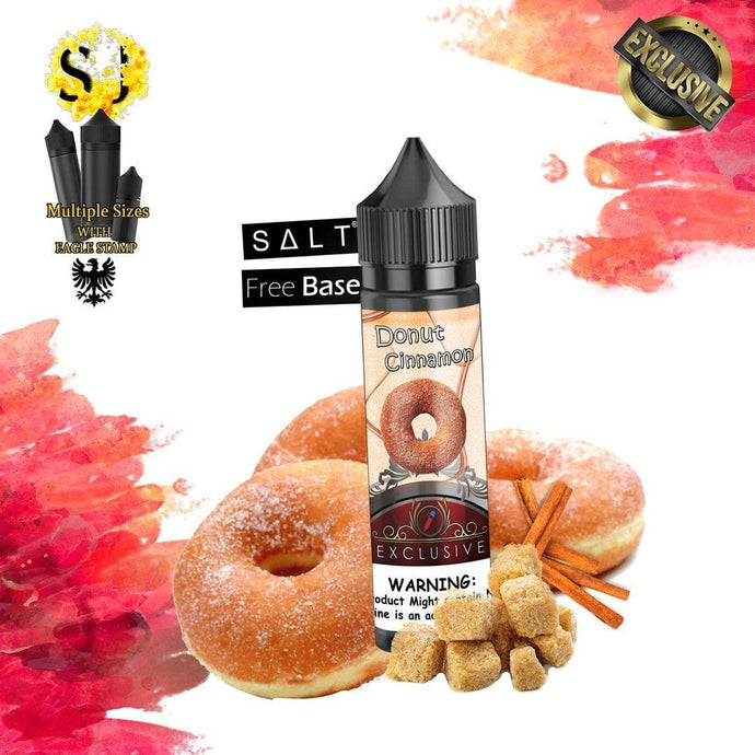 Exclusive Donut Cinnamon Freebase eliquid-60ml (Short fill 50ml)-FrenzyFog-Beirut-Lebanon