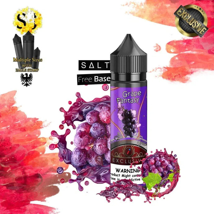Exclusive Grape Fantasy Freebase eliquid | Black Sour Grape-60ml (Short fill 50ml)-FrenzyFog-Beirut-Lebanon