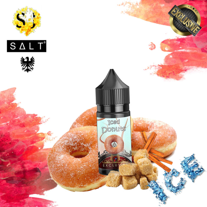 Exclusive Iced Donuts Saltnic eliquid-30ml Saltnic-FrenzyFog-Beirut-Lebanon