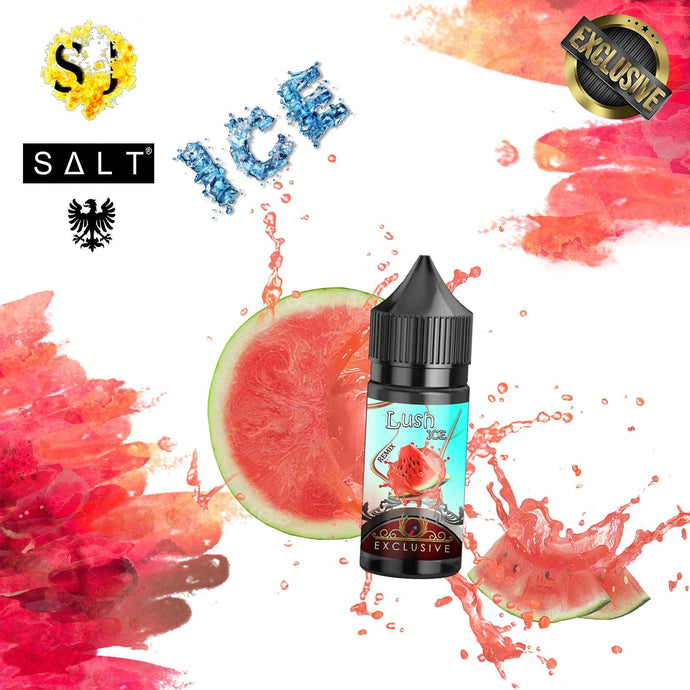 Exclusive Lush Ice Remix Saltnic eliquid | Watermelon Lush-30ml Saltnic-FrenzyFog-Beirut-Lebanon