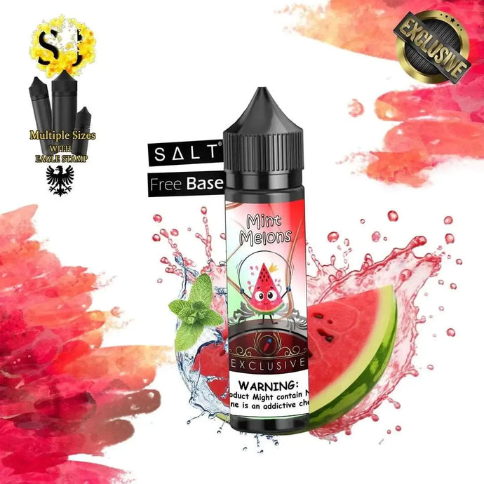 Exclusive Mint Melons Freebase eliquid | Watermelon Mint-60ml (Short fill 50ml)-FrenzyFog-Beirut-Lebanon