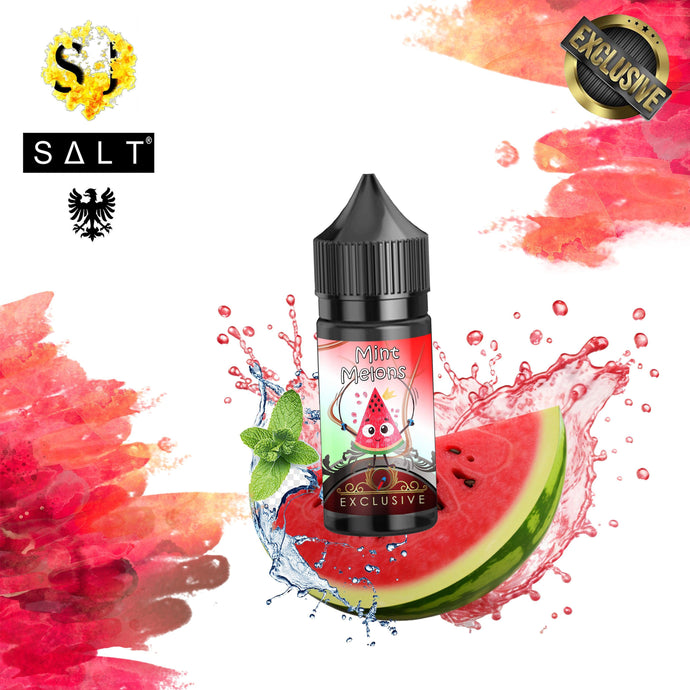 Exclusive Mint Melons Saltnic eliquid | Watermelon Mint-30ml Saltnic-FrenzyFog-Beirut-Lebanon
