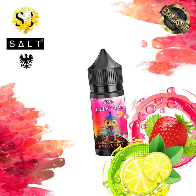 Exclusive Pink Lemonade Saltnic eliquid | Strawberry Lemonade-30ml Saltnic-FrenzyFog-Beirut-Lebanon