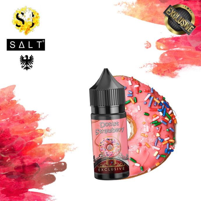 Exclusive Strawberry Donut Saltnic eliquid-30ml Saltnic-FrenzyFog-Beirut-Lebanon