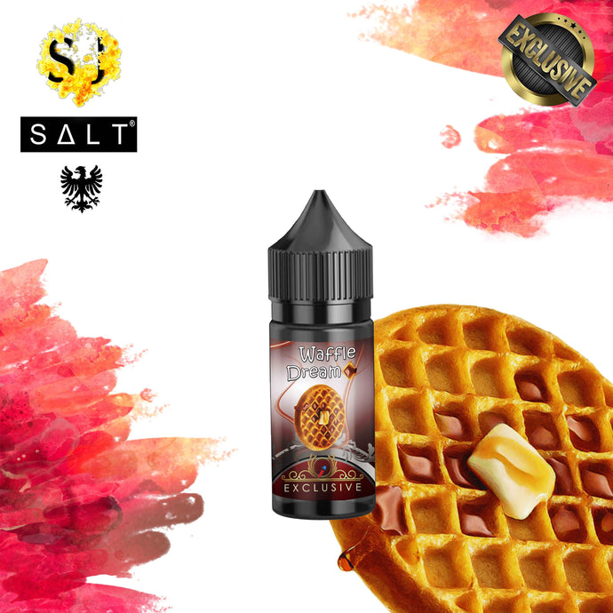 Exclusive Waffle Dream Saltnic eliquid | Chocolate Waffles-30ml Saltnic-FrenzyFog-Beirut-Lebanon