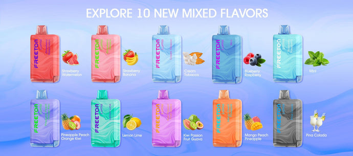 Freeton Lumia DISPOSABLE 6000 PUFFS 5%-Strawberry Watermelon-FrenzyFog-Beirut-Lebanon