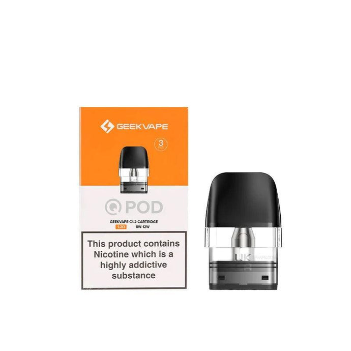 Geekvape Q Pod Cartridge 2ml (3pcs/pack)-0.8ohm top fill 3pcs-FrenzyFog-Beirut-Lebanon