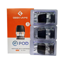 Load image into Gallery viewer, Geekvape Q Pod Cartridge 2ml (3pcs/pack)-0.8ohm top fill 3pcs-FrenzyFog-Beirut-Lebanon