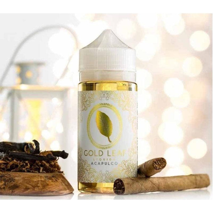 Gold Leaf Acapulco Freebase eliquid 100ML | Vanilla Custard Tobacco-100ml-FrenzyFog-Beirut-Lebanon