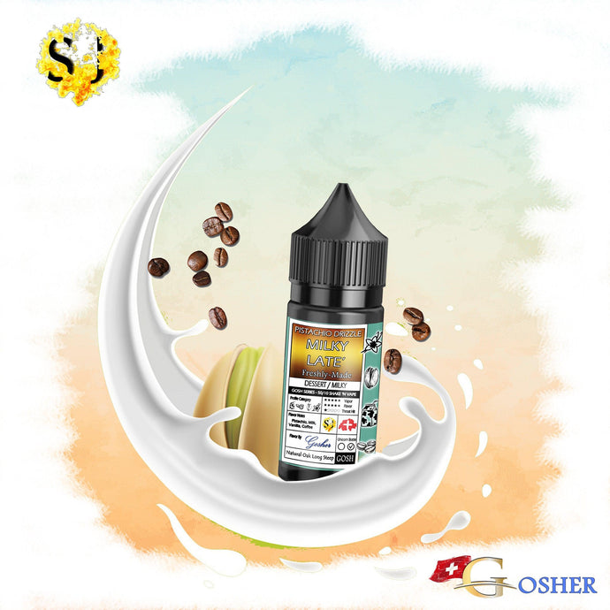 Gosh Pistachio Late Saltnic eliquid | Vanilla Coffee Pistachio-30ml Saltnic-FrenzyFog-Beirut-Lebanon