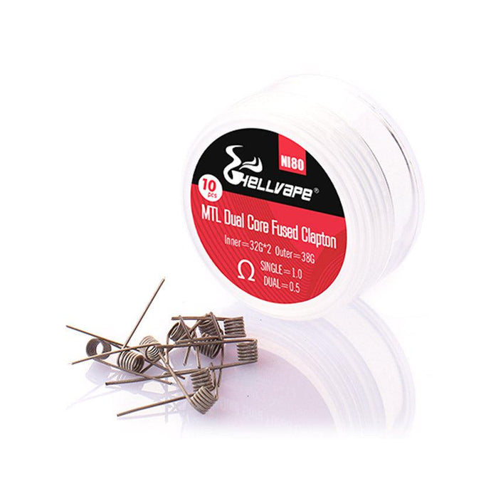 Hellvape Ni80 MTL Dual Core Fused Clapton-Ni80 MTL-FrenzyFog-Beirut-Lebanon