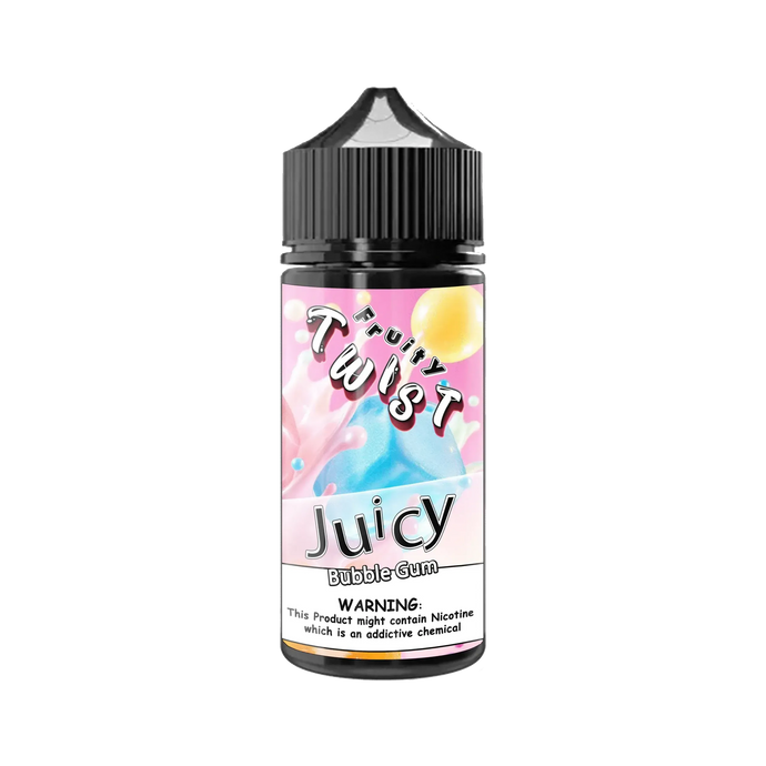 Juicy Bubble Gum E-Liquid 100ml | Twist Fruity Series-0mg-FrenzyFog-Beirut-Lebanon