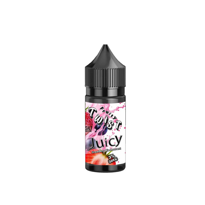 Juicy Strawberry Blackcurrant Saltnic E-Liquid 30ml-1.8%-FrenzyFog-Beirut-Lebanon
