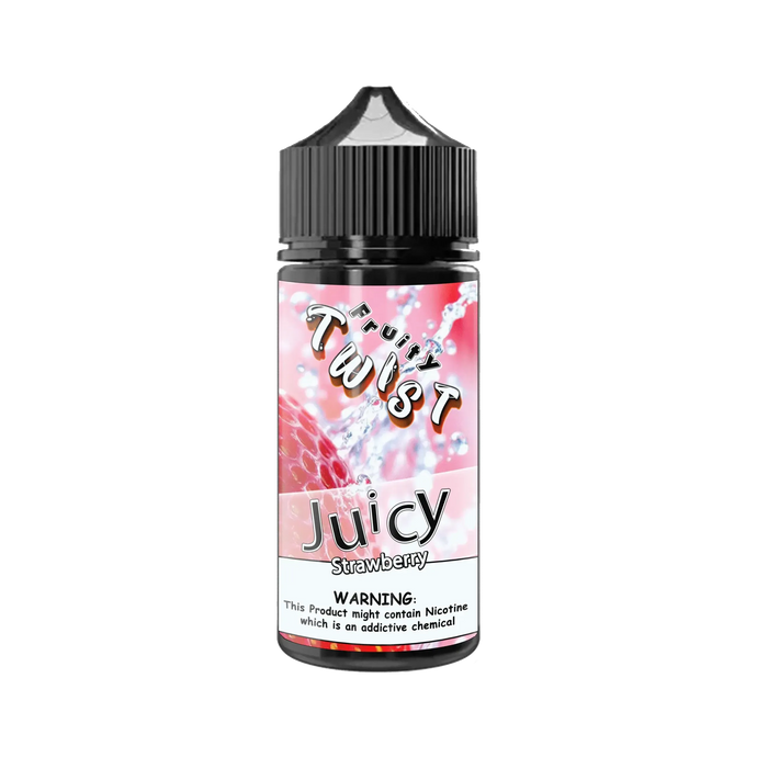 Juicy Strawberry E-Liquid 100ml | Twist Fruity Series-0mg-FrenzyFog-Beirut-Lebanon