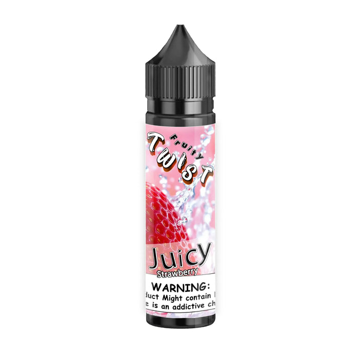Juicy Strawberry E-Liquid 60ml | Twist Fruity Series-0mg-FrenzyFog-Beirut-Lebanon