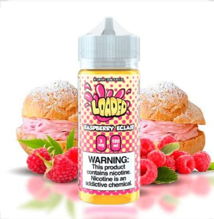 Loaded Raspberry Eclair E-juice 3mg | FREEBASE | 120ml-120ml-FrenzyFog-Beirut-Lebanon