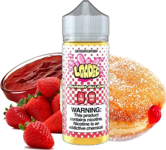 Loaded Strawberry Jelly Donuts E-juice 3mg | FREEBASE | 120ml-120ml-FrenzyFog-Beirut-Lebanon