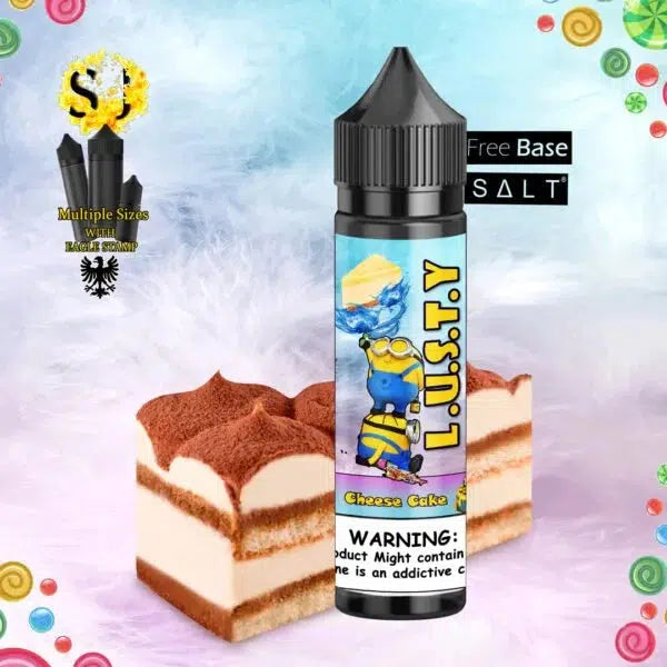 Lusty Cheese Cake Freebase eliquid-60ml (Short fill 50ml)-FrenzyFog-Beirut-Lebanon