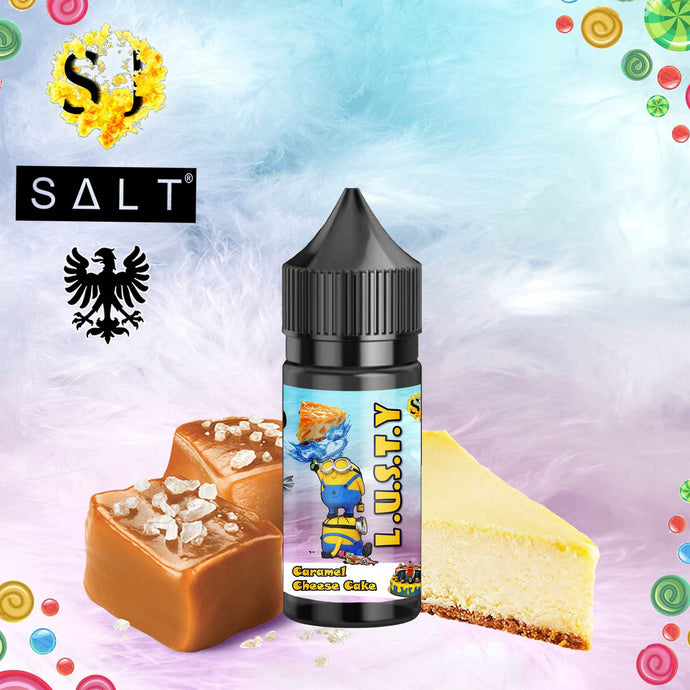 Lusty Dessert Caramel Cheese Cake Saltnic eliquid-30ml Saltnic-FrenzyFog-Beirut-Lebanon