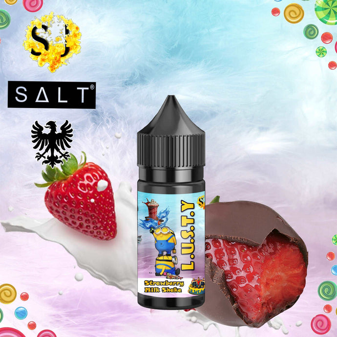 Lusty Dessert Strawberry Milk Shake Saltnic eliquid-30ml Saltnic-FrenzyFog-Beirut-Lebanon