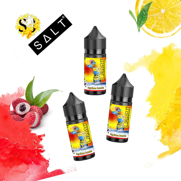 Lusty Lychee Lemon Saltnic eliquid-30ml Saltnic-FrenzyFog-Beirut-Lebanon
