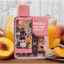 Load image into Gallery viewer, Miou 12000 Puff V3 50% Nicotine Rechargeable Disposable Pod-Juicy Peach 5%-FrenzyFog-Beirut-Lebanon