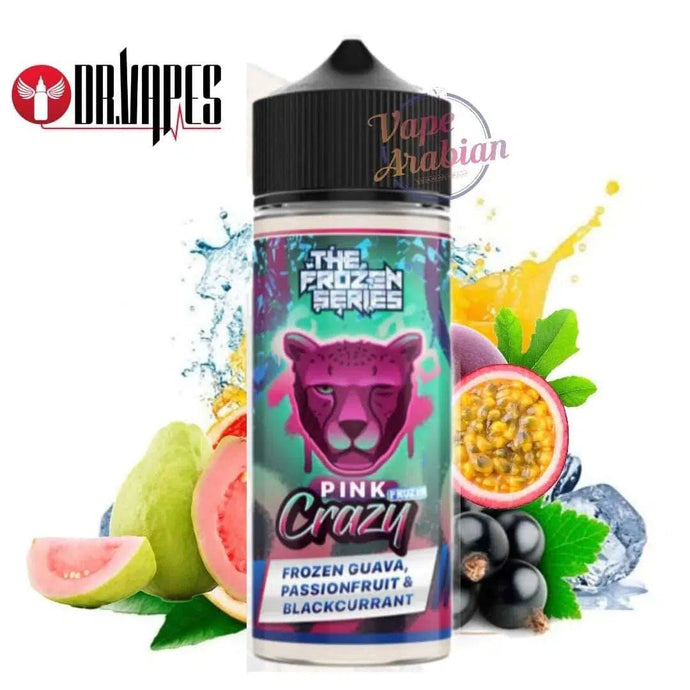 Pink Frozen Crazy 3mg | Guava Passion Blackcurrant | FREEBASE | 120ml-120ml-FrenzyFog-Beirut-Lebanon