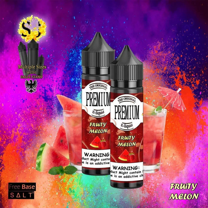 Premium Fruity Melon Freebase eliquid | Strawberry Watermelon-60ml (Short fill 50ml)-FrenzyFog-Beirut-Lebanon