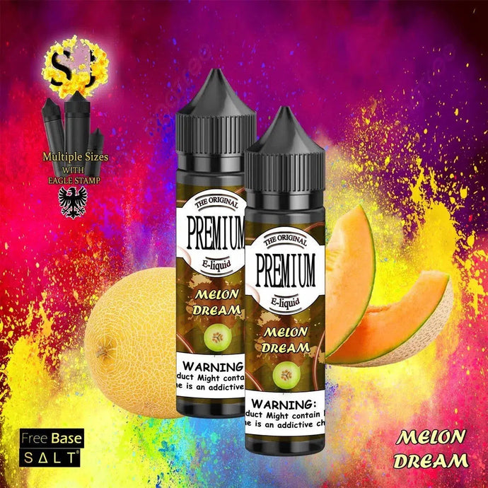 Premium Melon Dream Freebase eliquid | Honey Melon-60ml (Short fill 50ml)-FrenzyFog-Beirut-Lebanon