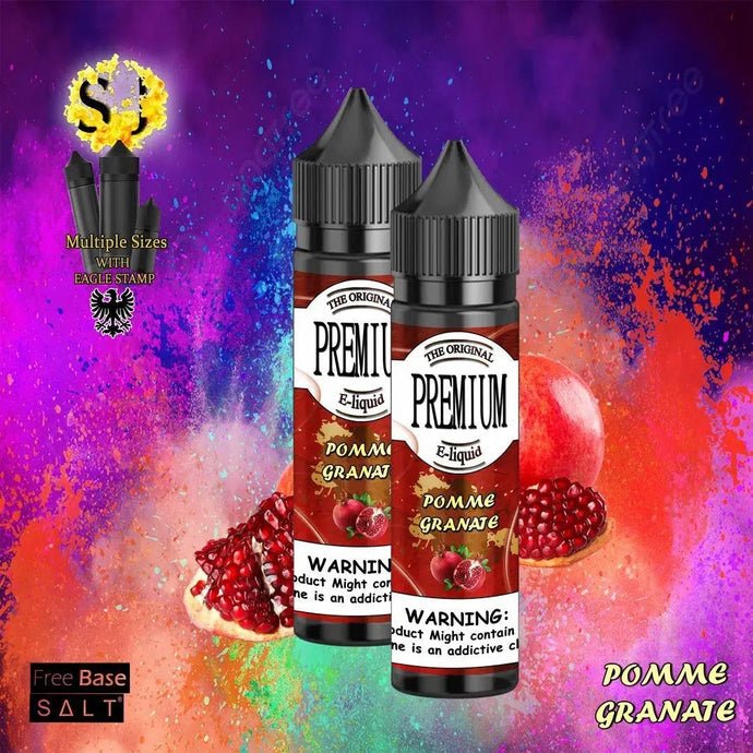 Premium Pommegranate Freebase eliquid-60ml (Short fill 50ml)-FrenzyFog-Beirut-Lebanon